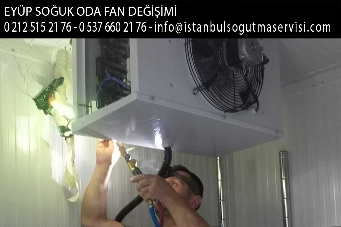 eyüp soğuk oda fan değişimi