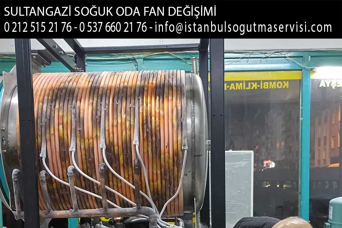 sultangazi soğuk oda fan değişimi